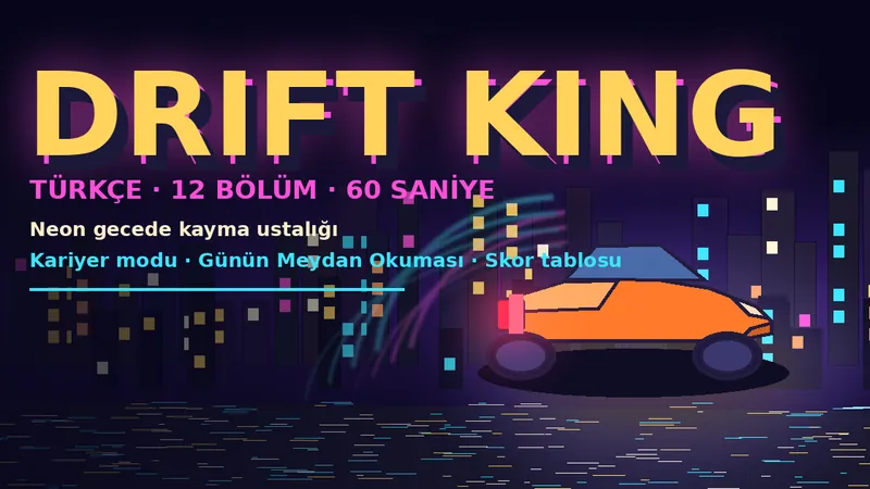 Drift King oyununun kapak görseli